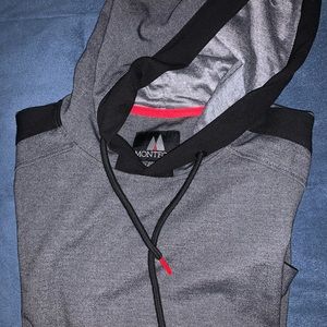 Grey Montfort Active Performance Hoodie
